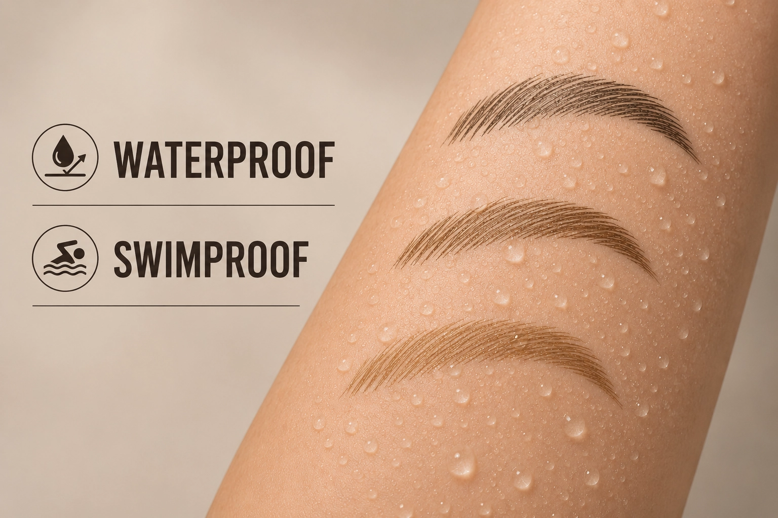 Maquillage sourcils effet microblading sans tatouage